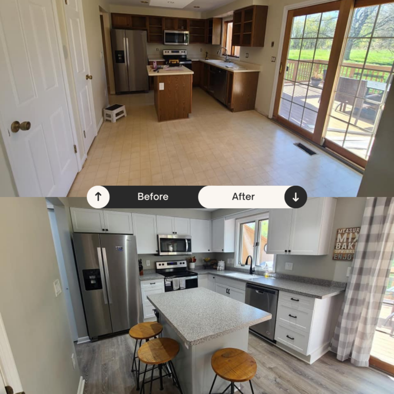 Eagle View Kitchen Before After